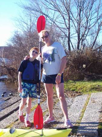 after a day of kayaking, Whitingham Vt