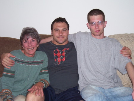 Denise & her two sons, Roderick(27)& Aaron(19)
