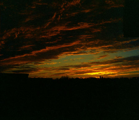 Sunrise over the NCSU Campus