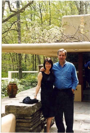 Jim and I at Falling Water