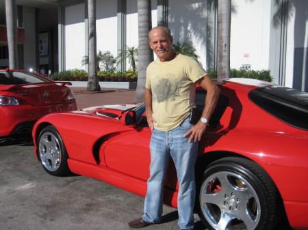 steve at a car show, south miami beach,  fl