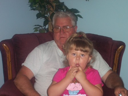 my husband Jeff and granddaughter Hailey..