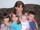 Me with all my grandkids last summer
