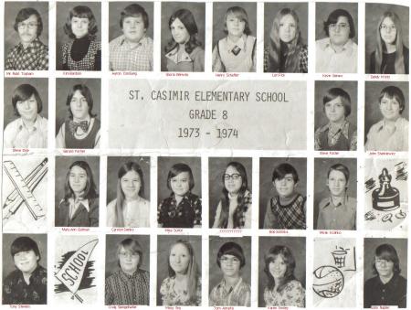 1973-1973 St Casimir School   8th Grade
