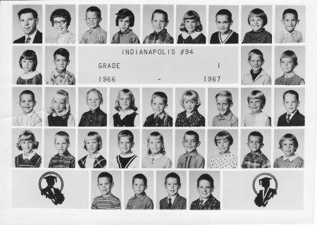 1966-1967 First Grade at George Buck-School 94