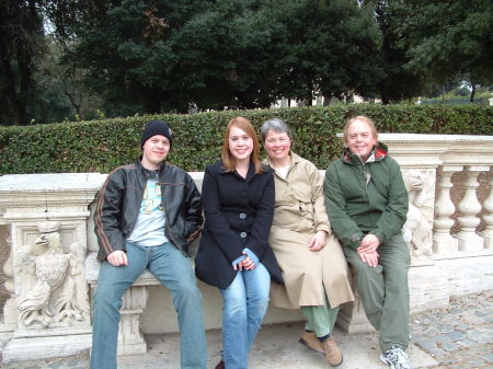 Brian, Sarah, Linda and Patrick in Rome