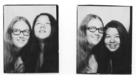 Diane Hamlin and Eva Echols State Fair 1971