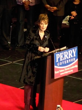 Sarah Palin at Gov. Rick Perry's Rally