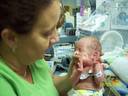 My grandson in the NIC unit Sept 2008