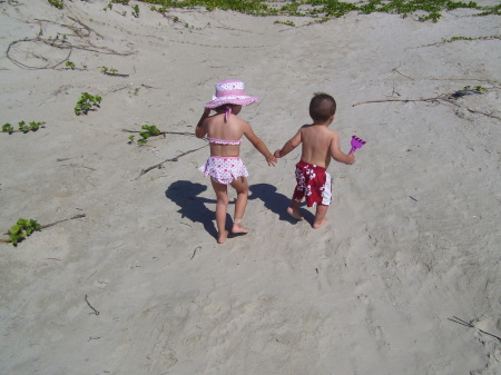 Tiffany and Adrian at the beach