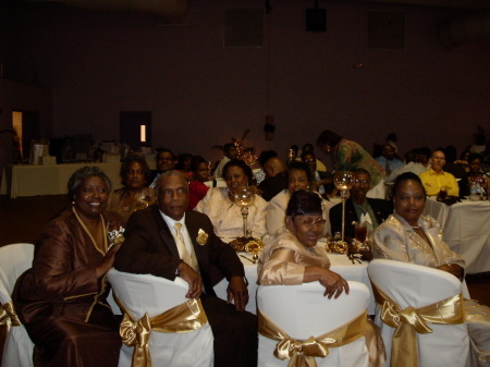 Mom, Dad, Godmother, aunts at sisters wedding