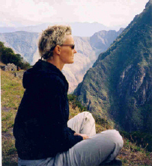 Meditating in Machu Pichu