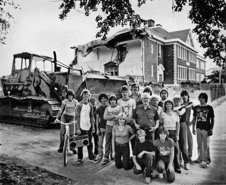 Monroe St. School demolition