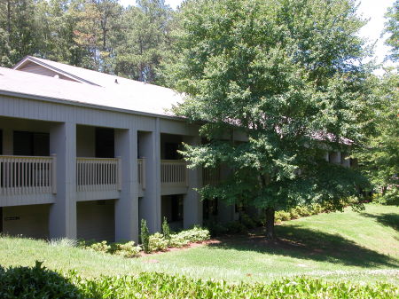 An Exterior View of the Rooms at the Lodge