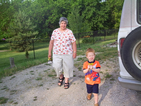My mom and grandson Micah