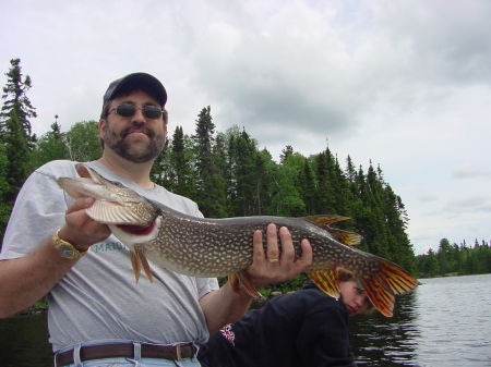 Catching fish in Canada