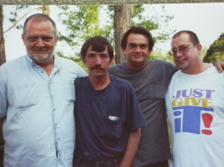 GARY, RON, PEYTON AND I --MY BROTHERS