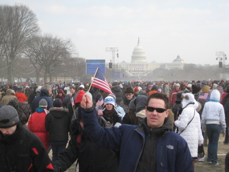 Son at Obama's inauguration