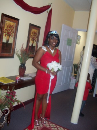 Darlene on her wedding day March 13, 2010