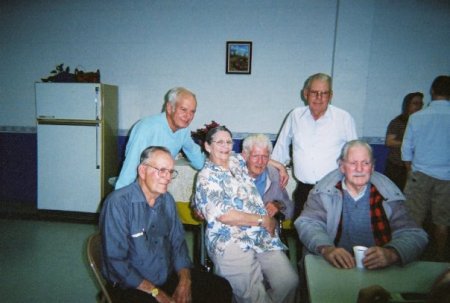 dad and uncles at grandma's birthday