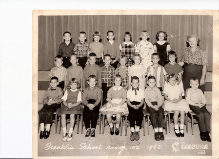 Franklin Elementary:1st Grade, RM#102  1962
