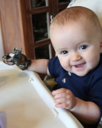 Clara at 9 months, Jan 2010