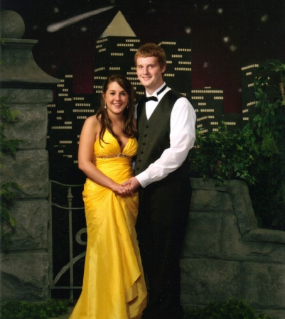 Sarah and Rob at her senior prom 2009