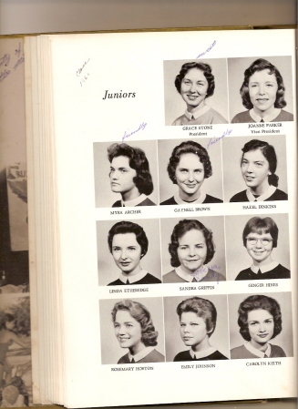 Juniors in 1959-so Class of 1960