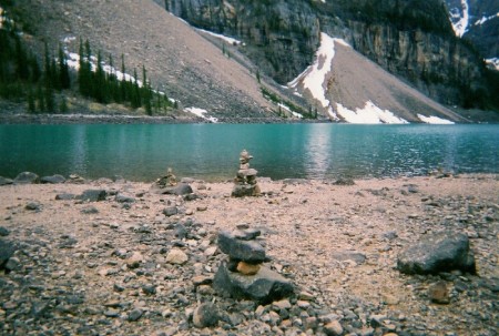 Moraines, rock piles = peace