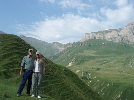 Mountains in Northern Azerbaijan