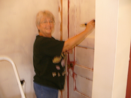 prue painting grandsons college apt.