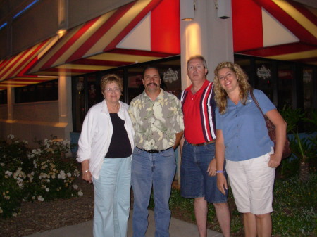 My mom, brother and sister.