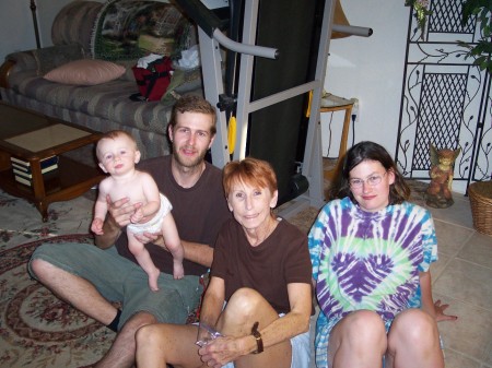 Mom, Tyler, Cheri and Aiden