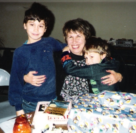 alex, grandama and josh