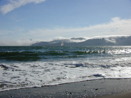 Relaxing at the beach