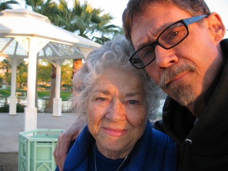 MY MOM (83) & ME IN LA QUINTA, CA.