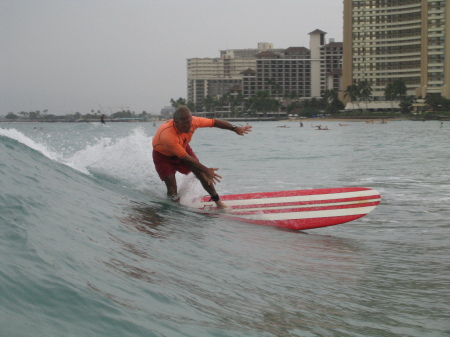 Surfing in Hawaii