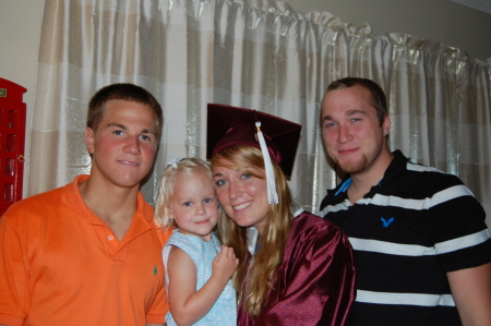 All 4 kids after Graduation