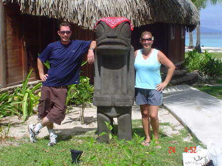 me and Mo in Tahiti