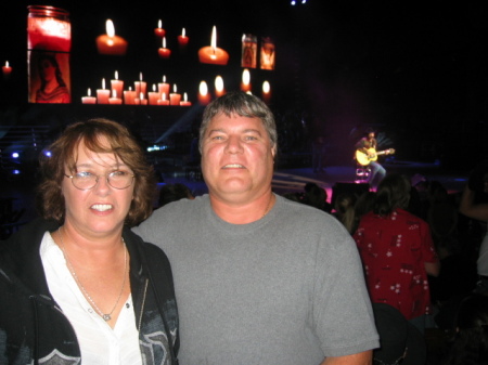 Tom and I at a Brooks and Dunn concert