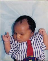 My son at birth Lil Wesley Jr.