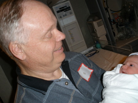 Lucy & me in the hospital 11/14/09