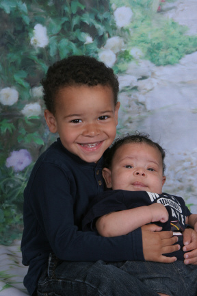 My 2 boys, Jaylon and Terrell