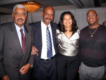 Dad, Hubby Steve and, Me and Darren Bolden