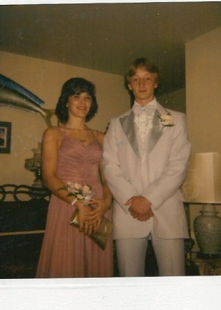 Sr.Prom with John Klinkenberg 1981 Ayer HS