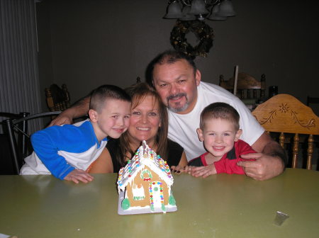 Christmas 2009 with my grandsons