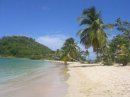 The beach on Mayreau.