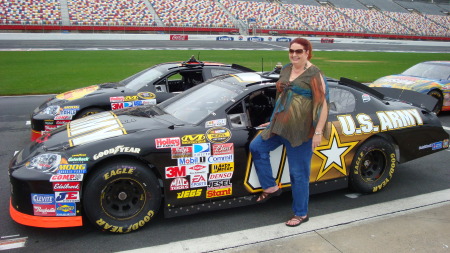 Liz at Lowe's Speedway