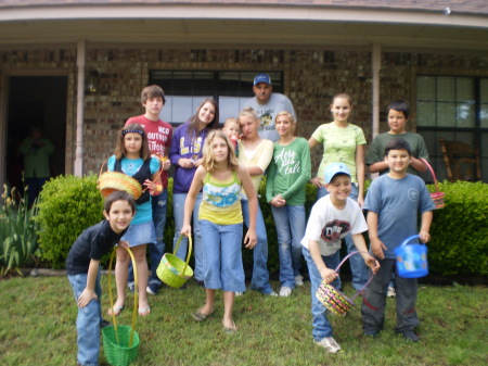 my grandkids and friends for Easter 2009