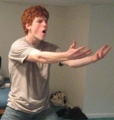 George, practicing for "Kiss Me, Kate"- 2009